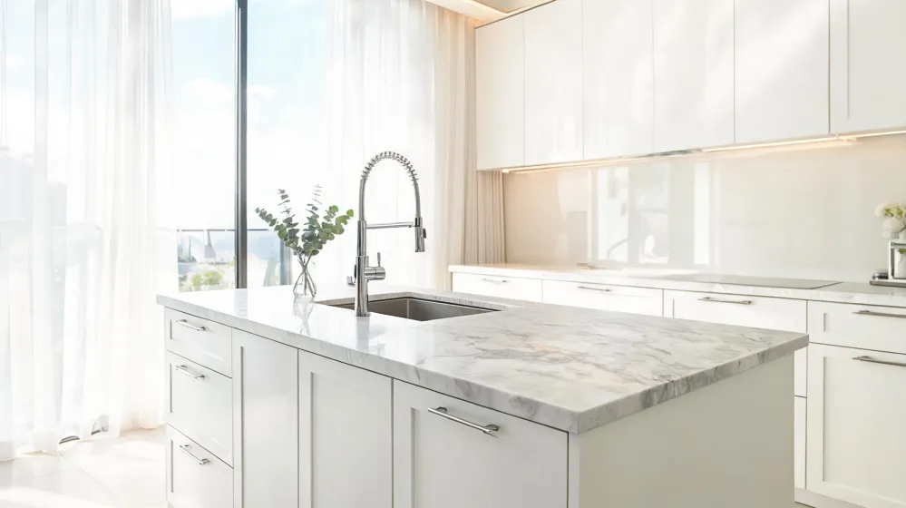 Premium residential kitchen with pull-out faucet