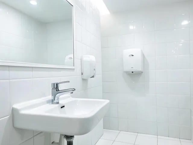 Clinic lavatory installation