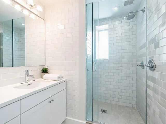 Multifamily podium bathroom