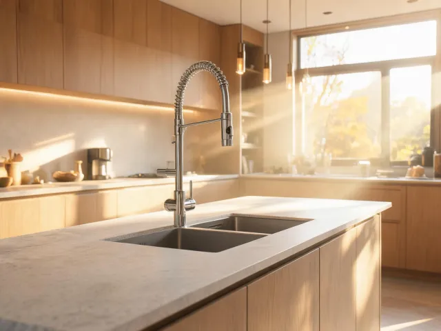 Boutique residential kitchen faucet