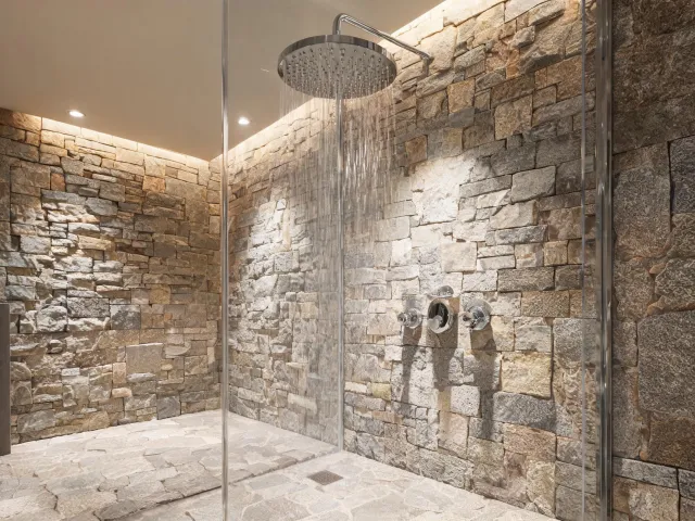 Resort spa rain shower